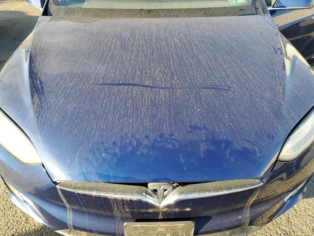 5YJXCBE22GF027207 - 2016 TESLA MODEL X BLUE photo 11