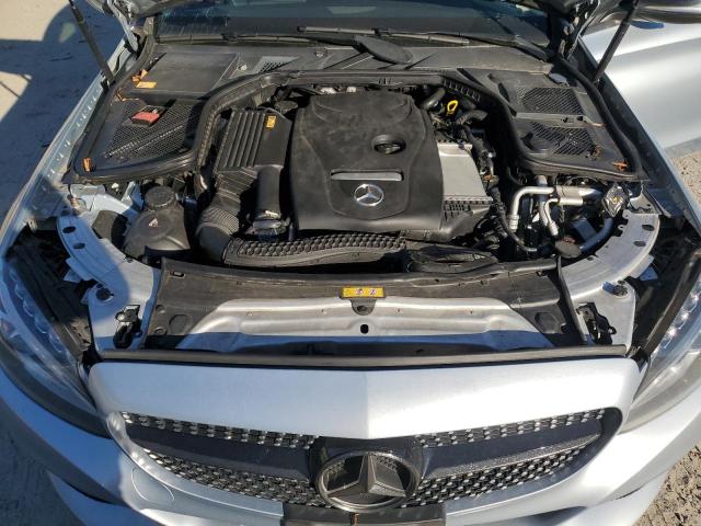 55SWF4KB9FU059457 - 2015 MERCEDES-BENZ C 300 4MATIC SILVER photo 11
