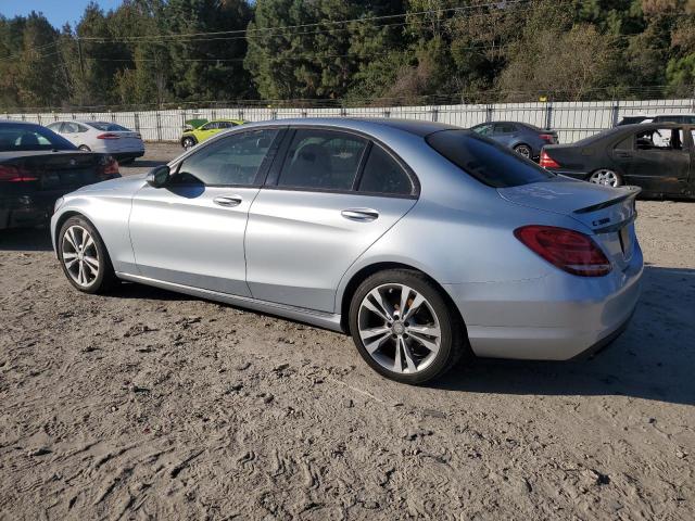 55SWF4KB9FU059457 - 2015 MERCEDES-BENZ C 300 4MATIC SILVER photo 2