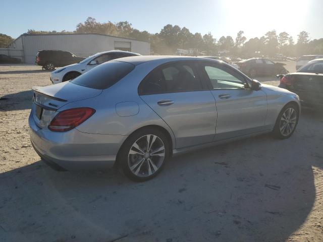 55SWF4KB9FU059457 - 2015 MERCEDES-BENZ C 300 4MATIC SILVER photo 3