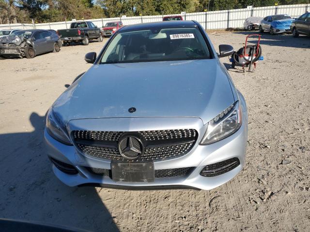 55SWF4KB9FU059457 - 2015 MERCEDES-BENZ C 300 4MATIC SILVER photo 5