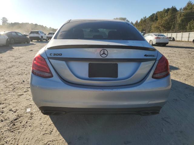 55SWF4KB9FU059457 - 2015 MERCEDES-BENZ C 300 4MATIC SILVER photo 6
