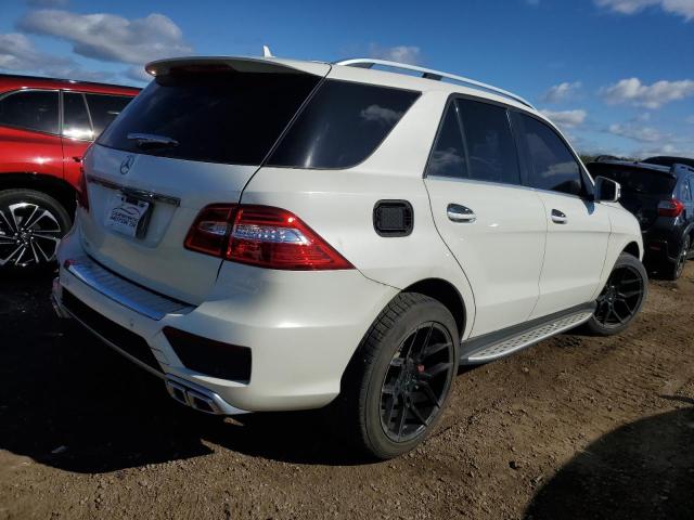 4JGDA5HB2DA215814 - 2013 MERCEDES-BENZ ML 350 4MATIC WHITE photo 3