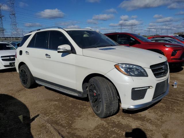 4JGDA5HB2DA215814 - 2013 MERCEDES-BENZ ML 350 4MATIC WHITE photo 4