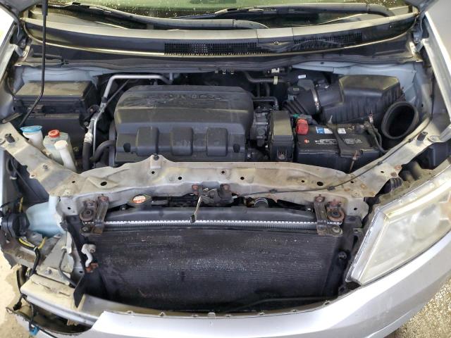 5FNRL5H61BB066744 - 2011 HONDA ODYSSEY EXL ვერცხლისფერი ფოტო 12