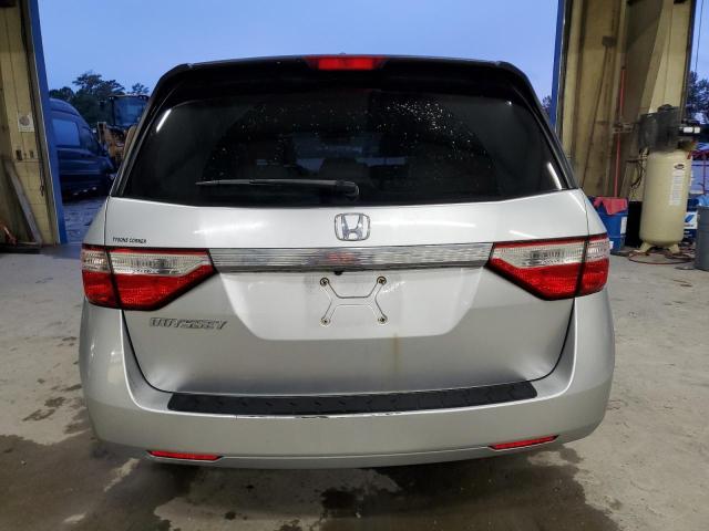 5FNRL5H61BB066744 - 2011 HONDA ODYSSEY EXL ვერცხლისფერი ფოტო 6