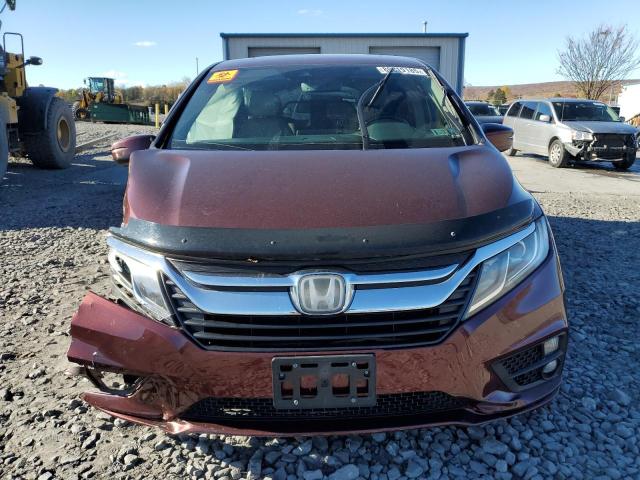 5FNRL6H70JB091440 - 2018 HONDA ODYSSEY EXL BURGUNDY photo 5
