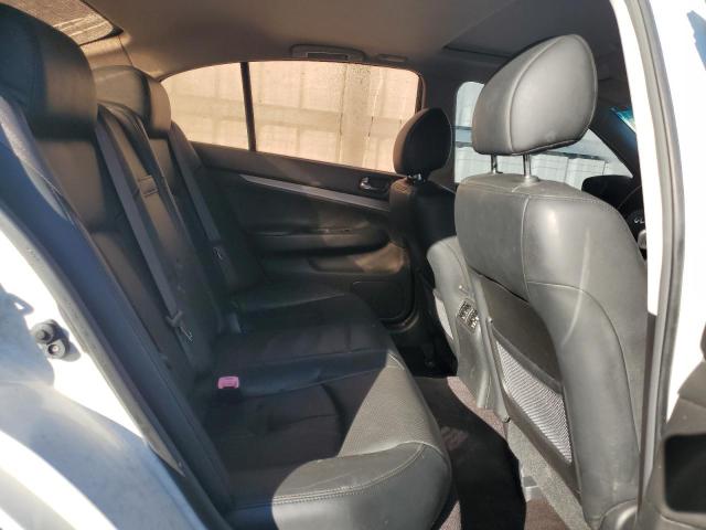 JN1CV6AP8DM304238 - 2013 INFINITI G37 BASE WHITE photo 10