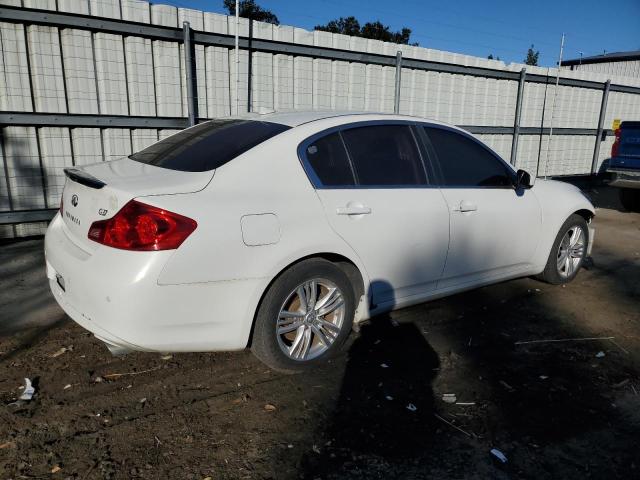 JN1CV6AP8DM304238 - 2013 INFINITI G37 BASE WHITE photo 3