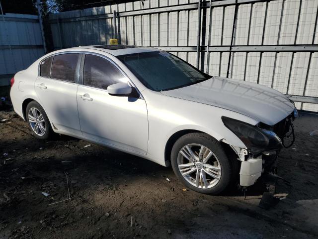 JN1CV6AP8DM304238 - 2013 INFINITI G37 BASE WHITE photo 4