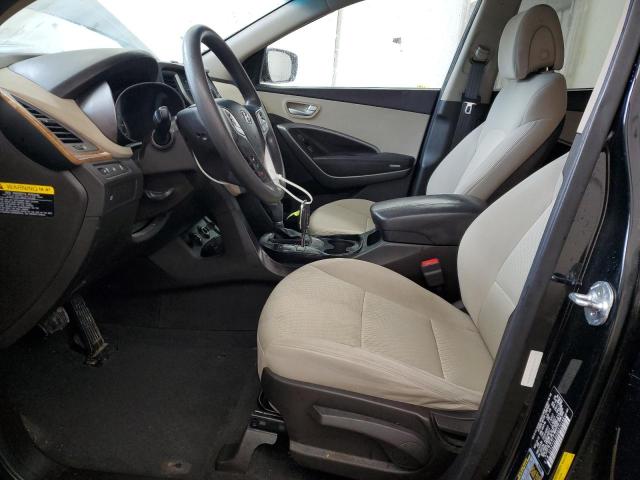 5XYZT3LBXGG370146 - 2016 HYUNDAI SANTA FE S BLACK photo 7