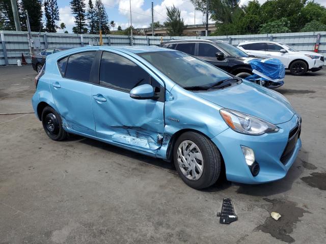 JTDKDTB37F1090529 - 2015 TOYOTA PRIUS C 蓝色 照片 4