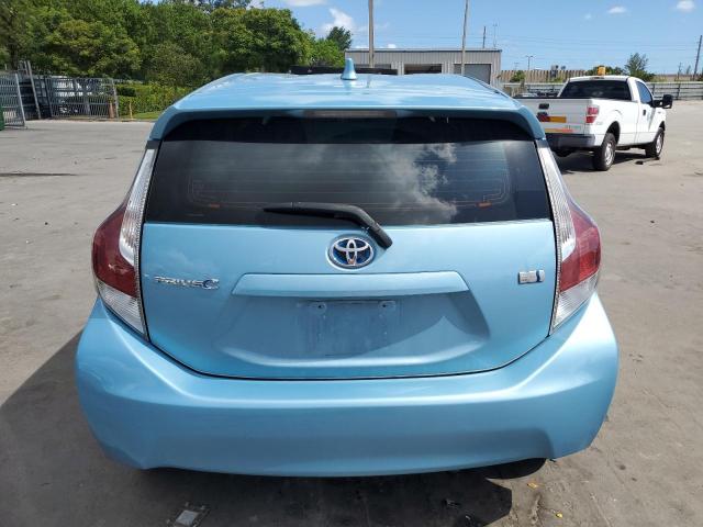 JTDKDTB37F1090529 - 2015 TOYOTA PRIUS C 蓝色 照片 6