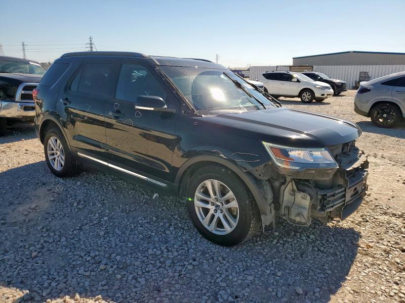 1FM5K8D8XJGA04947 - 2018 FORD EXPLORER XLT Schwarz Foto 4