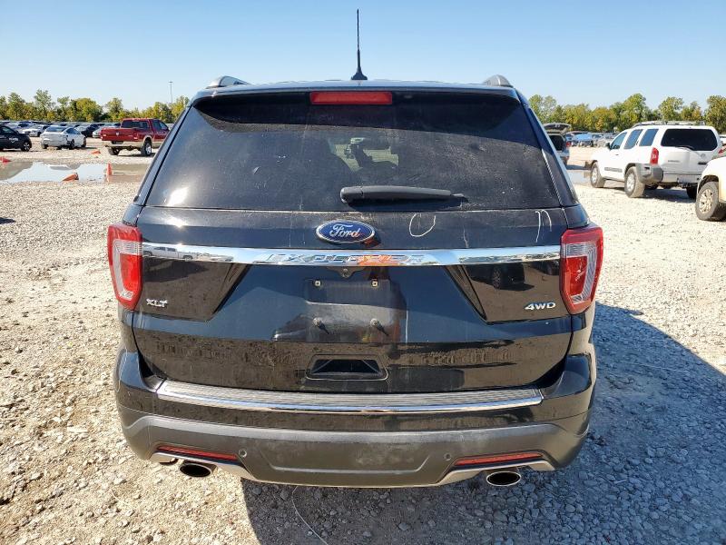 1FM5K8D8XJGA04947 - 2018 FORD EXPLORER XLT Schwarz Foto 6