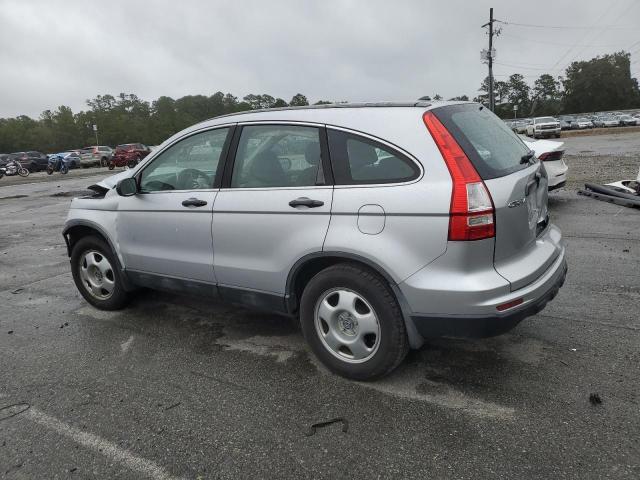 5J6RE3H37BL035560 - 2011 HONDA CR-V LX SILVER photo 2