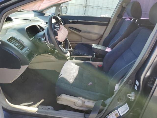 JHMFA36278S013974 - 2008 HONDA CIVIC HYBRID BLUE photo 7