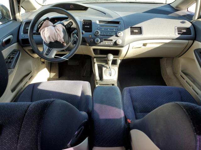 JHMFA36278S013974 - 2008 HONDA CIVIC HYBRID BLUE photo 8