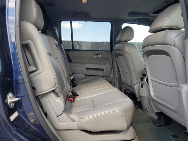 5FNYF3H53FB010115 - 2015 HONDA PILOT EXL BLUE photo 11