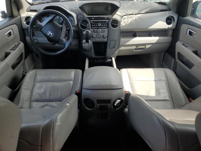 5FNYF3H53FB010115 - 2015 HONDA PILOT EXL BLUE photo 8