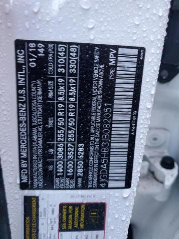 4JGDA5HB3JB082051 - 2018 MERCEDES-BENZ GLE 350 4MATIC WHITE photo 13