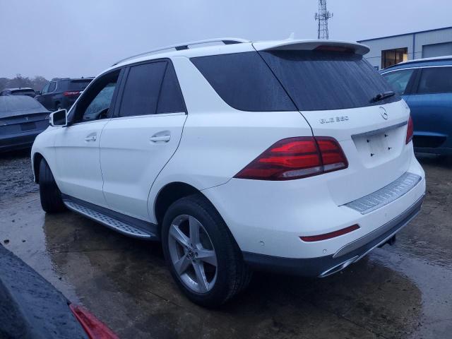 4JGDA5HB3JB082051 - 2018 MERCEDES-BENZ GLE 350 4MATIC WHITE photo 2