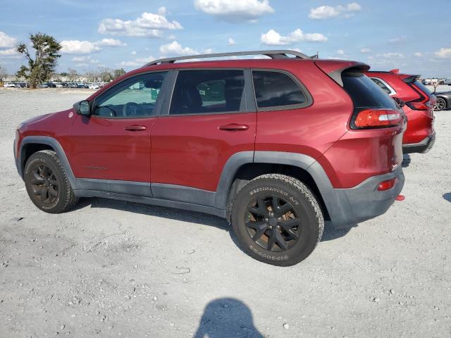 1C4PJMBS1GW372326 - 2016 JEEP CHEROKEE TRAILHAWK RED photo 2