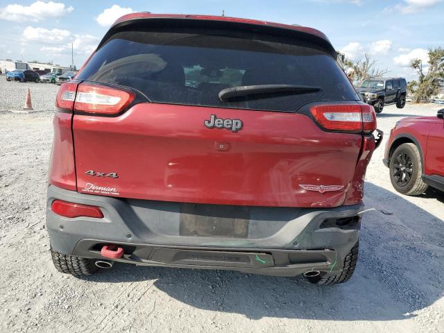 1C4PJMBS1GW372326 - 2016 JEEP CHEROKEE TRAILHAWK RED photo 6