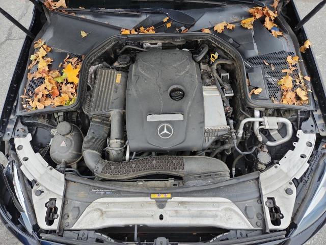 55SWF4KB4HU210076 - 2017 MERCEDES-BENZ C 300 4MATIC BLACK photo 11
