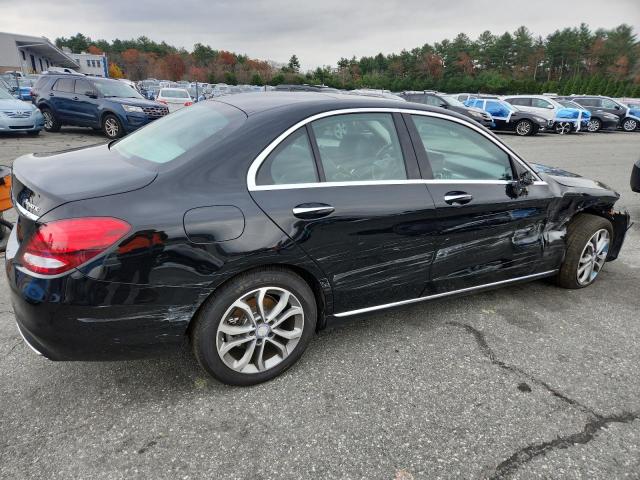 55SWF4KB4HU210076 - 2017 MERCEDES-BENZ C 300 4MATIC BLACK photo 3