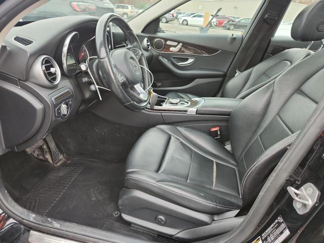 55SWF4KB4HU210076 - 2017 MERCEDES-BENZ C 300 4MATIC BLACK photo 7