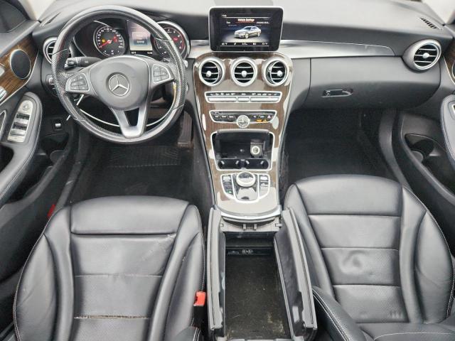 55SWF4KB4HU210076 - 2017 MERCEDES-BENZ C 300 4MATIC BLACK photo 8