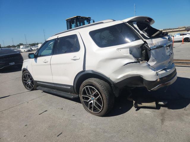 1FM5K7D82HGD78084 - 2017 FORD EXPLORER XLT თეთრი ფოტო 2