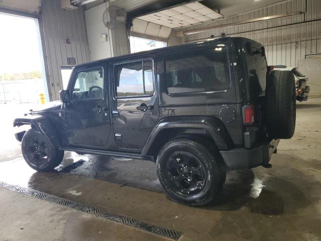1C4HJWEGXFL766723 - 2015 JEEP WRANGLER U SAHARA Սև լուսանկար 2