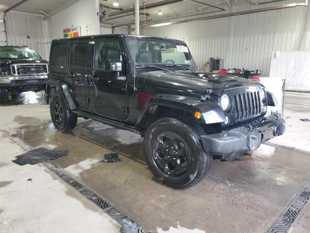 1C4HJWEGXFL766723 - 2015 JEEP WRANGLER U SAHARA Սև լուսանկար 4