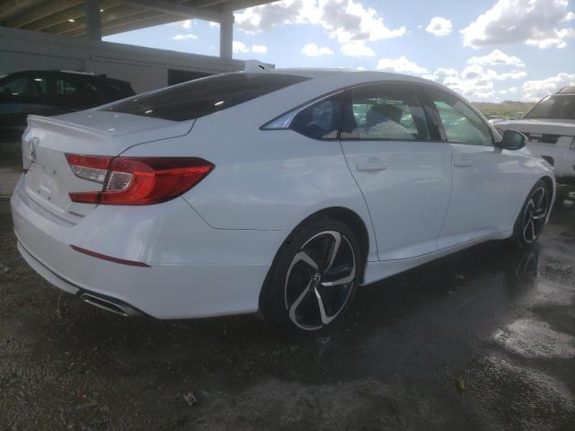 1HGCV1F31LA116961 - 2020 HONDA ACCORD SPORT WHITE photo 3