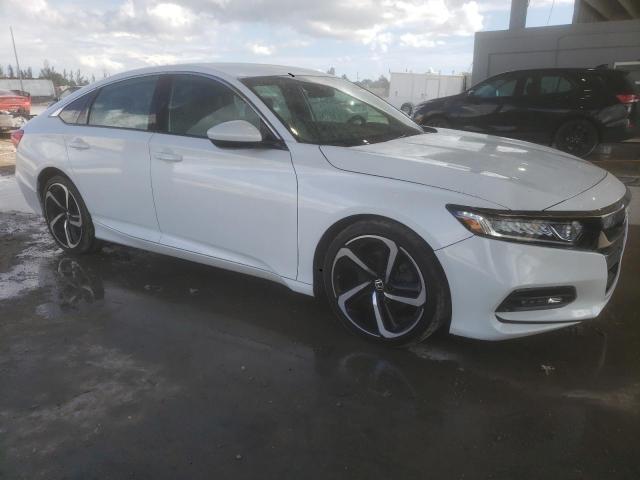 1HGCV1F31LA116961 - 2020 HONDA ACCORD SPORT WHITE photo 4