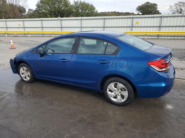 19XFB2F50DE059985 - 2013 HONDA CIVIC LX ლურჯი ფოტო 2