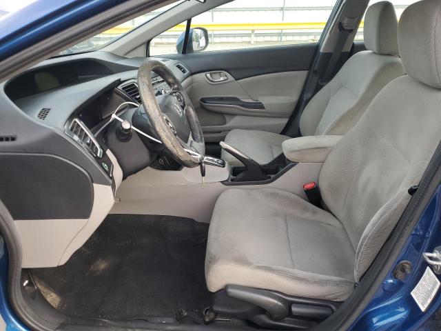 19XFB2F50DE059985 - 2013 HONDA CIVIC LX ლურჯი ფოტო 7