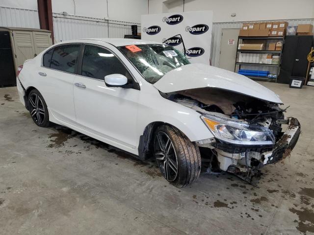 1HGCR2F59HA021339 - 2017 HONDA ACCORD SPORT Blanc photo 4