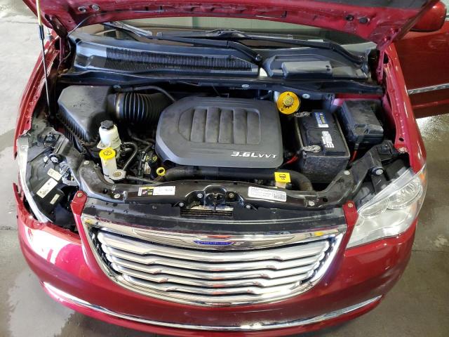 2C4RC1BG7ER156337 - 2014 CHRYSLER TOWN & COU TOURING RED photo 12