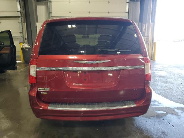2C4RC1BG7ER156337 - 2014 CHRYSLER TOWN & COU TOURING RED photo 6