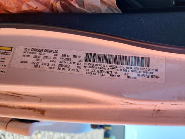 1C4BJWEG5DL514073 - 2013 JEEP WRANGLER U SAHARA WHITE photo 12