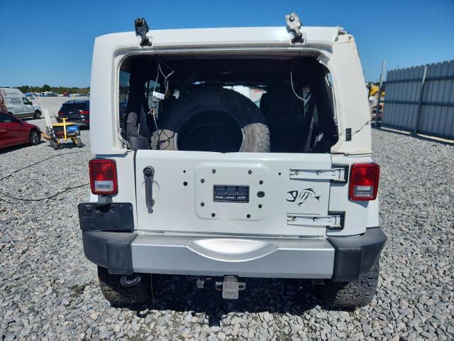 1C4BJWEG5DL514073 - 2013 JEEP WRANGLER U SAHARA WHITE photo 6
