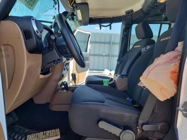 1C4BJWEG5DL514073 - 2013 JEEP WRANGLER U SAHARA WHITE photo 7