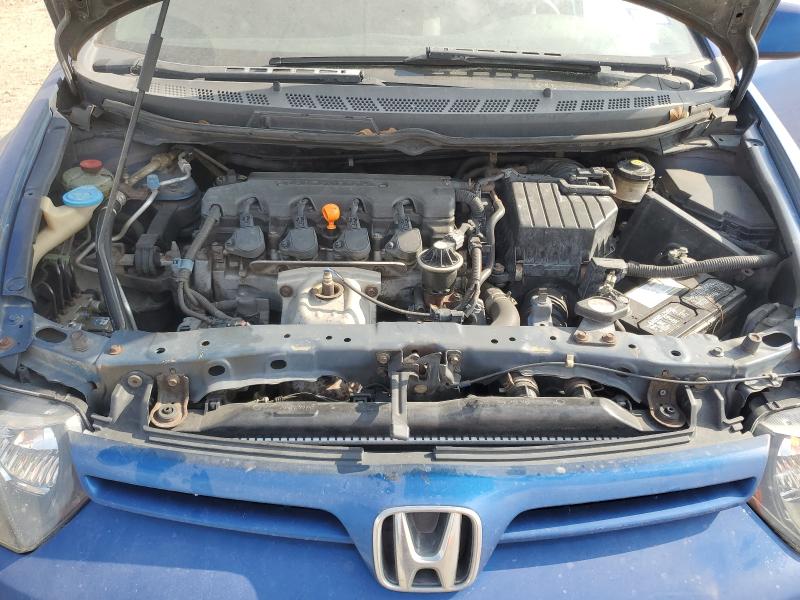 2HGFG12676H529772 - 2006 HONDA CIVIC LX ლურჯი ფოტო 11