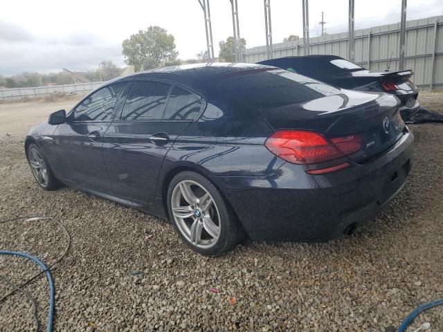 WBA6B8C58FD453551 - 2015 BMW 640 XI GRAN COUPE BLUE photo 2