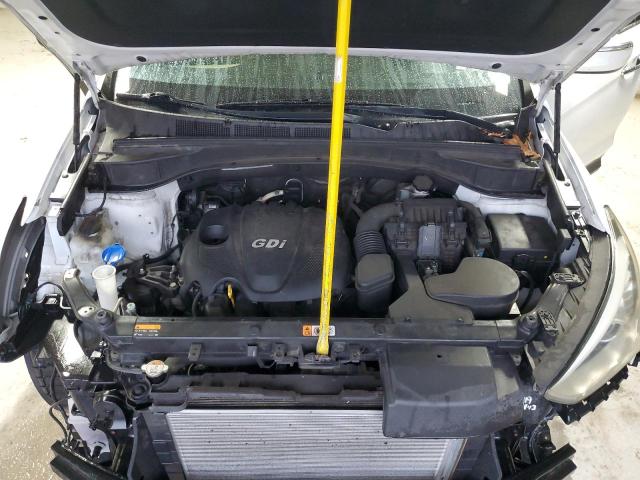 5XYZU3LB4DG056369 - 2013 HYUNDAI SANTA FE S WHITE photo 12