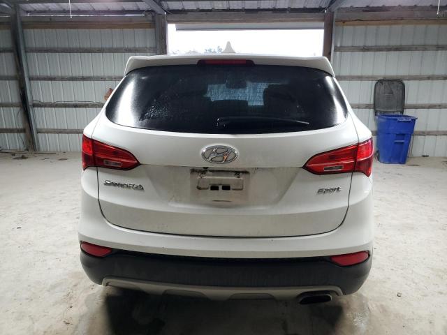 5XYZU3LB4DG056369 - 2013 HYUNDAI SANTA FE S WHITE photo 6