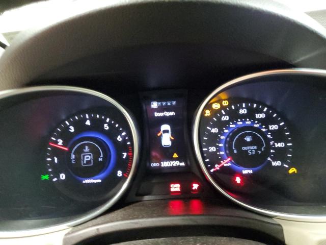 5XYZU3LB4DG056369 - 2013 HYUNDAI SANTA FE S WHITE photo 9